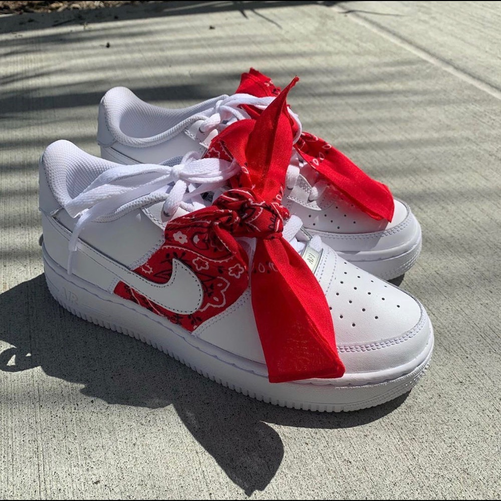 Custom Nike Air Force 1 Bandana - Picture 1 of 3